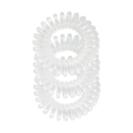 Spiral Hair Ties Clear - 3 Pack