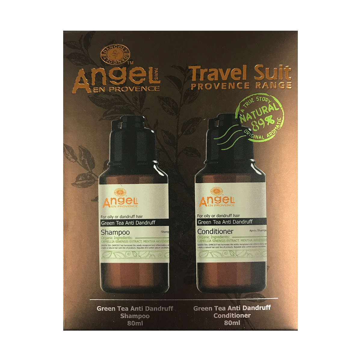 Green Tea Anti Dandruff Travel Duo Pack - Shampoo Plus